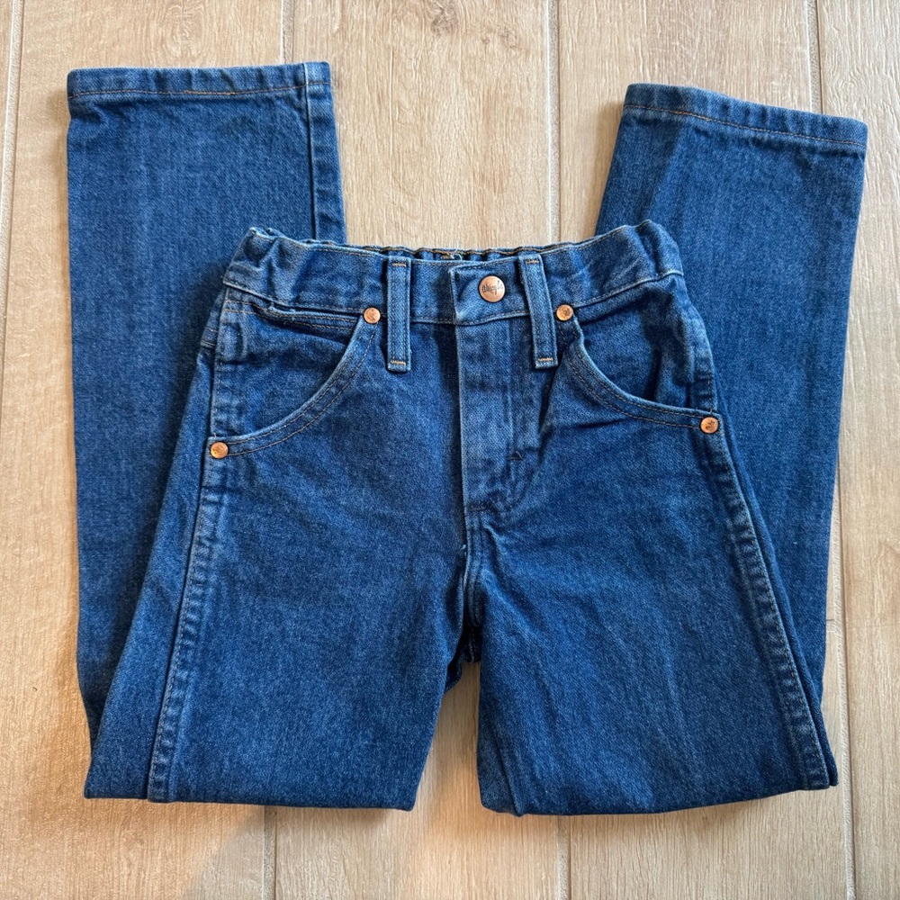 Youth Boys Wrangler Denim Jeans - Picture 2 of 6